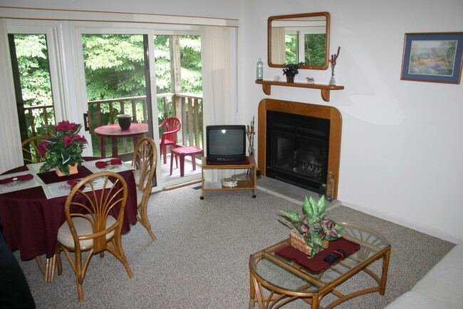 Typical Living Room. Some have fireplace and vaulted ceilings. - 9608 S Bay Pointe Ct