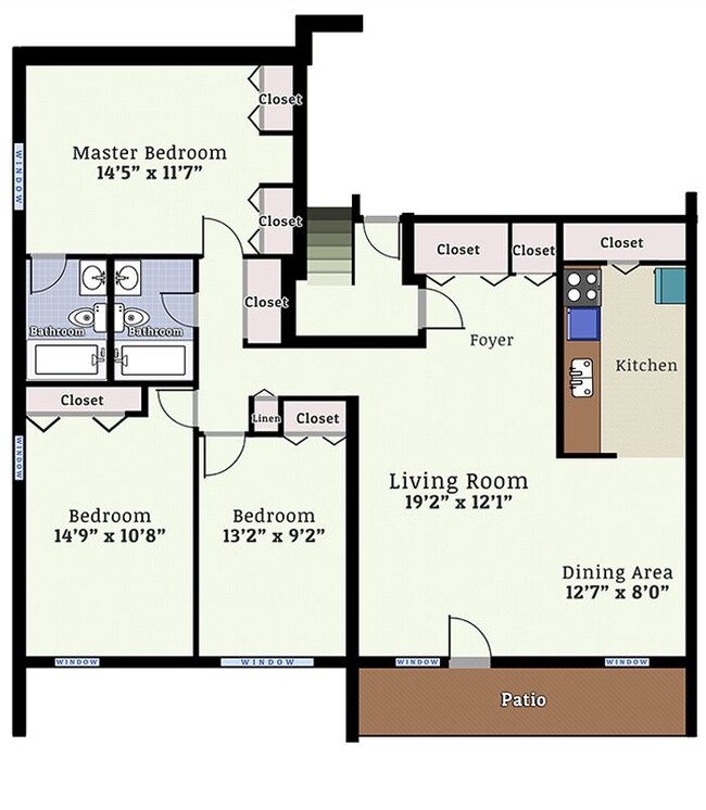 Woodmere 3 Bedroom - Woodmere Apartments