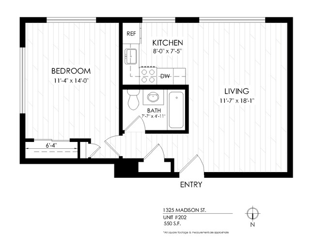 Floorplan - 1325 Madison