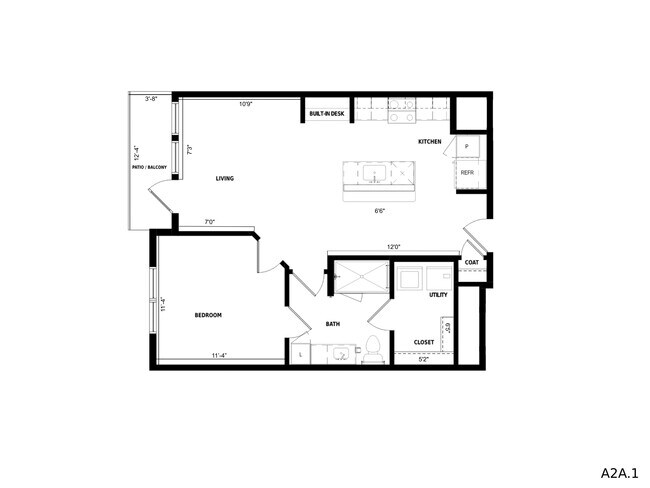 Floorplan - Standard on the River