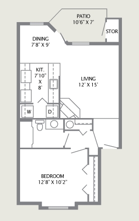 One Bed, One Bath - Cascade View