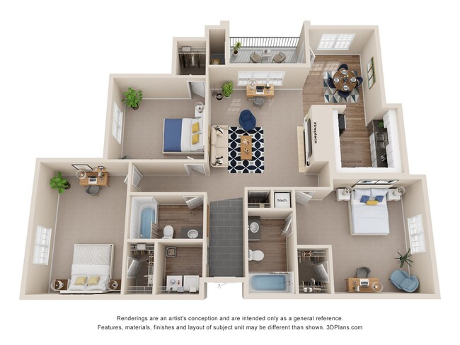 Floorplan - The Renaissance at Norman