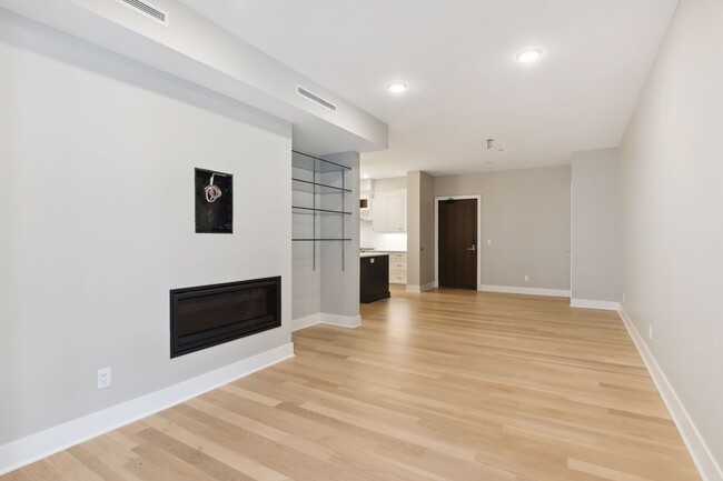 Living room with gas fireplace - 222 Ferndale Rd S