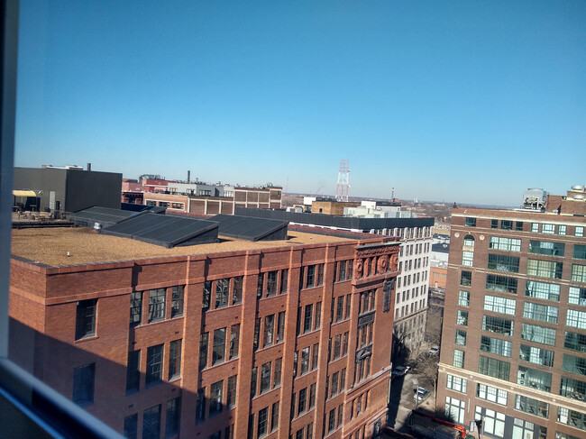 view from condo window to northwest - 1501 Locust St