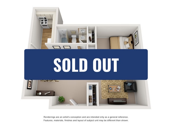 1 Bedroom | 1 Bathroom - Campus Crossings at University Heights