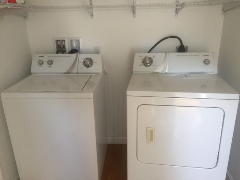 washer and dryer in bathroom - 175 Dillingham Hill Rd
