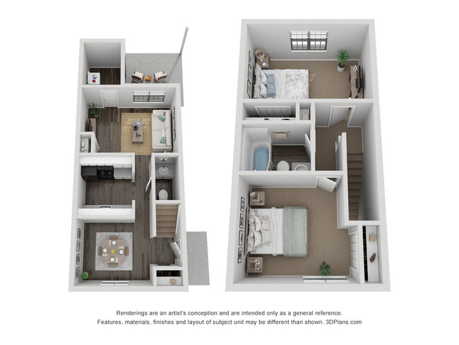 Floorplan - Vesta Creeks Run Townhomes and Apartments