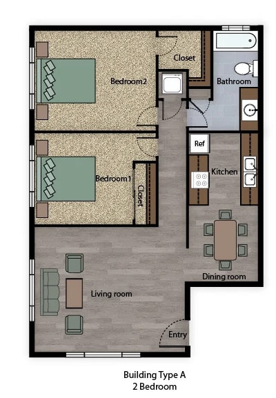 Floorplan - Mutual Housing on the Greenway