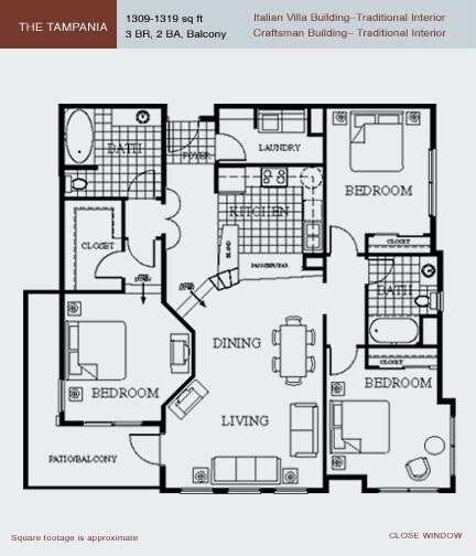 Floor Plan - 402 S Armenia Ave