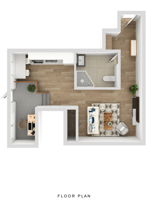 Floorplan - The Lofts Apartments