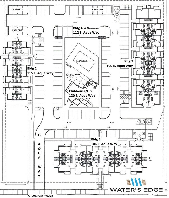Floorplan - Water's Edge Apartments
