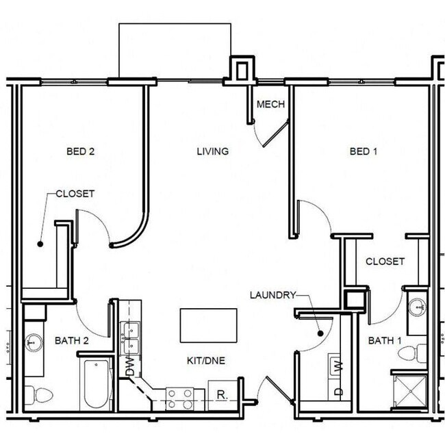 Floorplan - Crossroads at Elm Creek