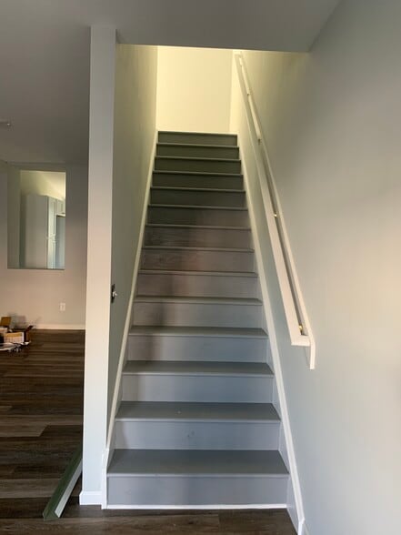 Stairs to second level - 407 Hamilton St