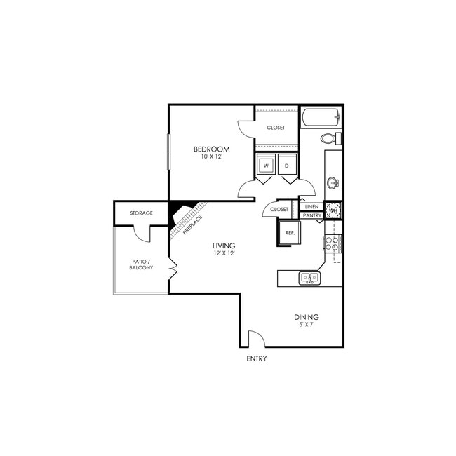 Floorplan - Knowlton Apartment Homes