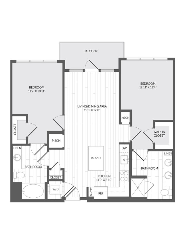 Floorplan - Windsor Marina Bay Apartments