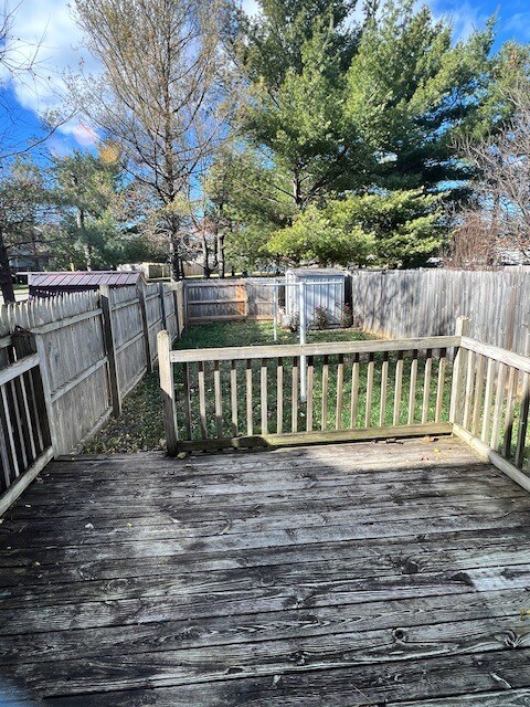 Deck/Fenced Rear Yard - 219 Lily Ct