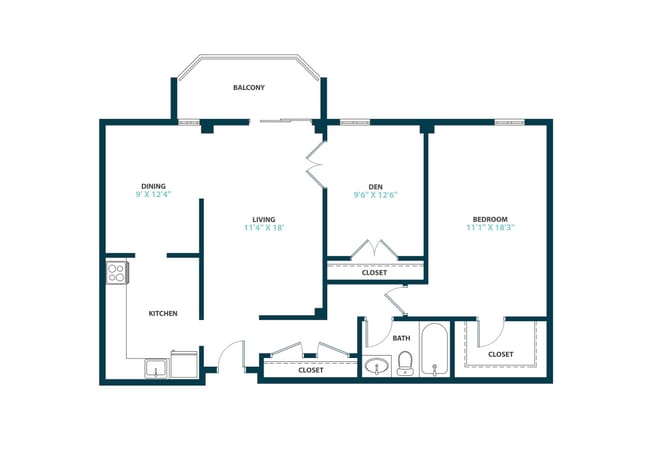Floorplan - Trillium Apartments