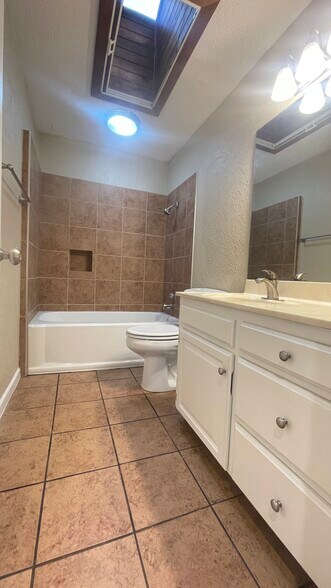 Hall Bathroom with beautiful Skylight - 3440 S Delaware Ave