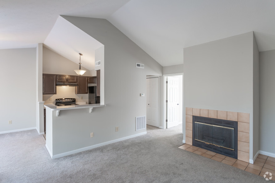 2BR, 2BA with fireplace - 1,033 SF - Mitchel's Park