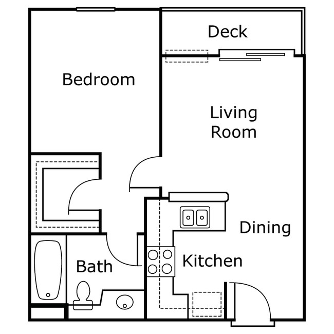 1BR/1BA - Sungrove Senior Apartment Homes