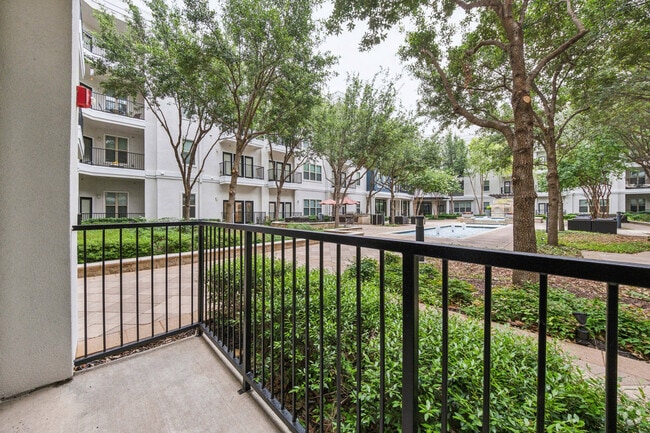 Spacious Balcony at Addison Keller Springs Apartments in Addison, TX - Addison Keller Springs