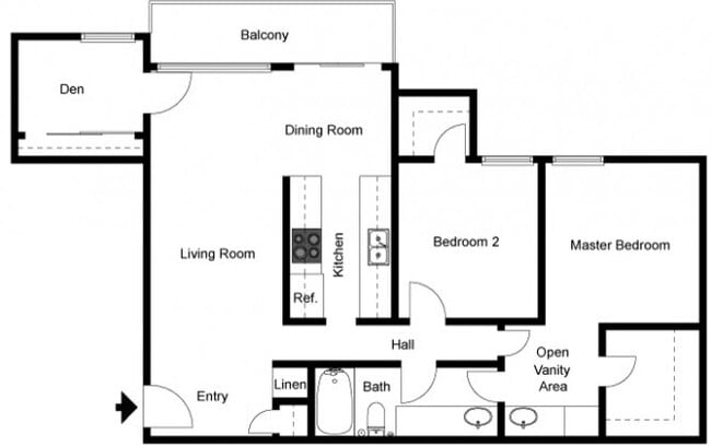 Floorplan - Villa Camino Apartments