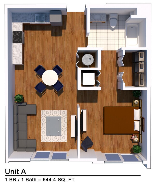 1 bedroom / 1 bathroom - Douglas Enclave