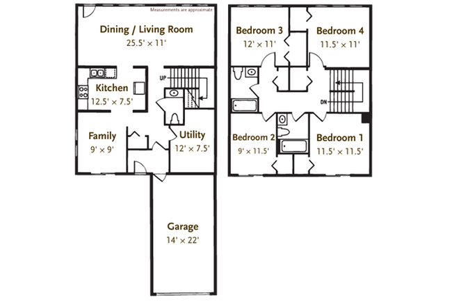 4 Bedroom 2.5 Bathroom Townhouse - Parkstead Gouverneur