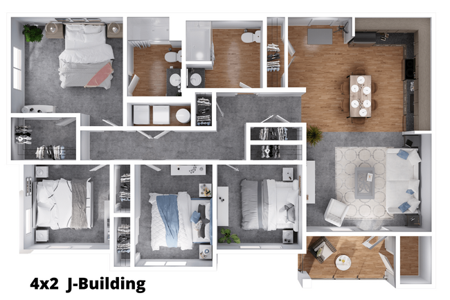 Floorplan - Riverview Apartments