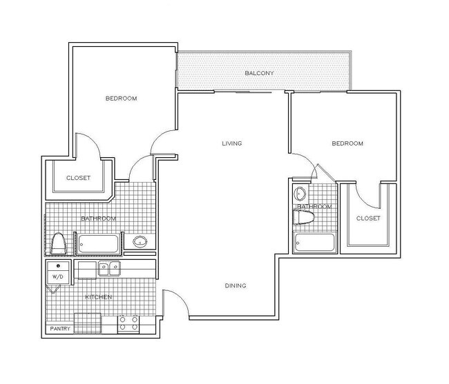 Capri 2x2 floor plan PR SM Capri LLC - PR SM Capri LLC