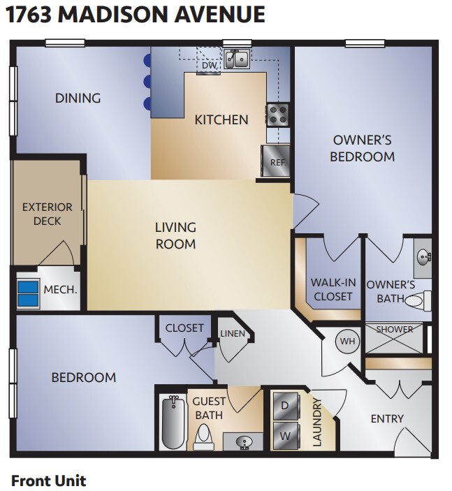 Floorplan - 1763 Madison Ave
