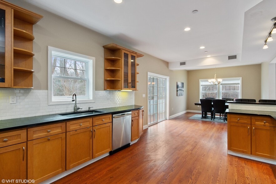 kitchen into dining - 275 croton dam road