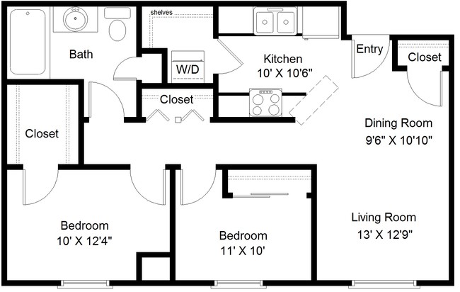 Floorplan - The Villages of Essex Park*
