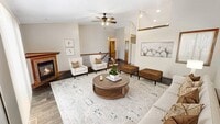 Building Photo - BEAUTIFUL 4 BD, 2 BA TOWNHOME WITH A FULLY EQUIPED KITCHEN, VAULTED CEILINGS, FIREPLACE, ATTACHED...