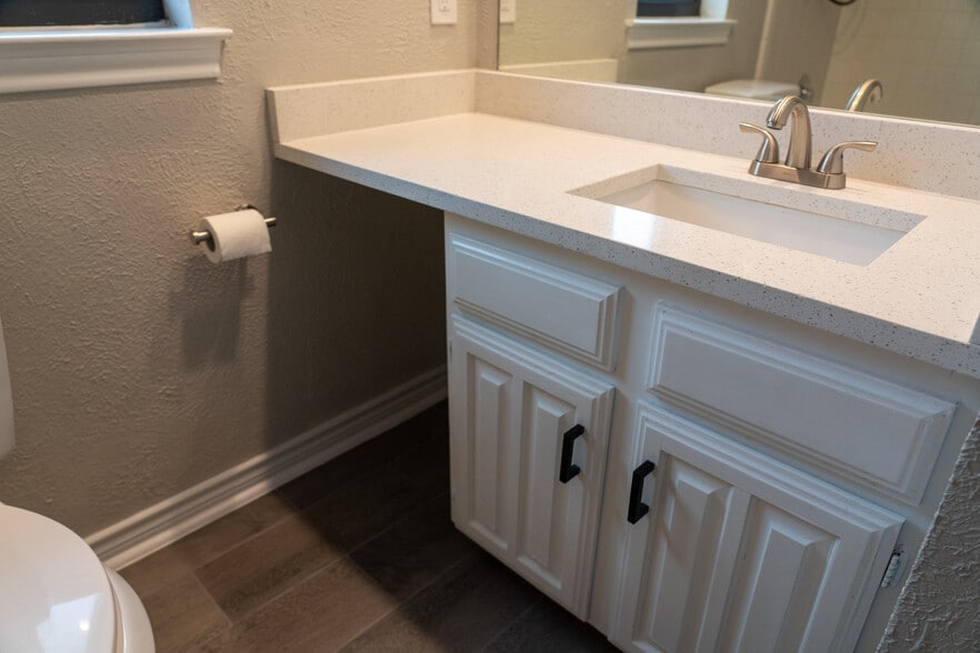dedicated hidden space for laundry hamper - 812 Via Madonna