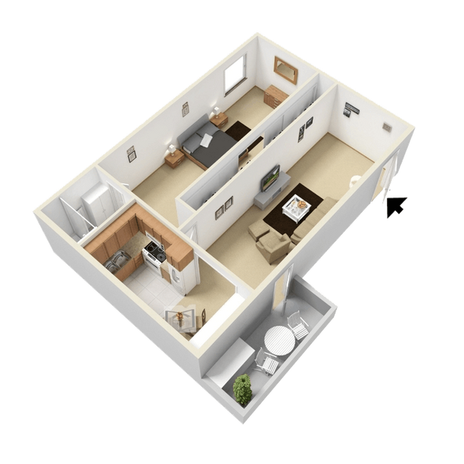Floorplan - Norte Villas Apartments
