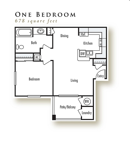 1BR/1BA - Corsair Park Senior Apartments