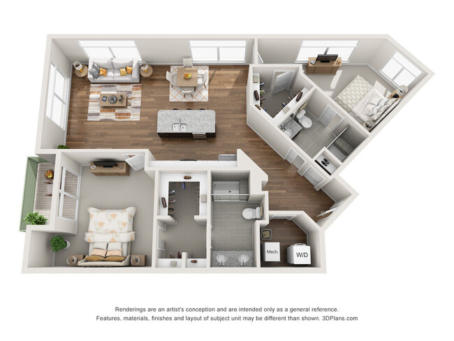 Floorplan - Environs Lofts at East 54