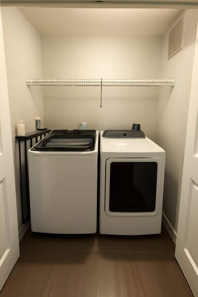 Second floor washer and dryer - 1 Camelia Ave
