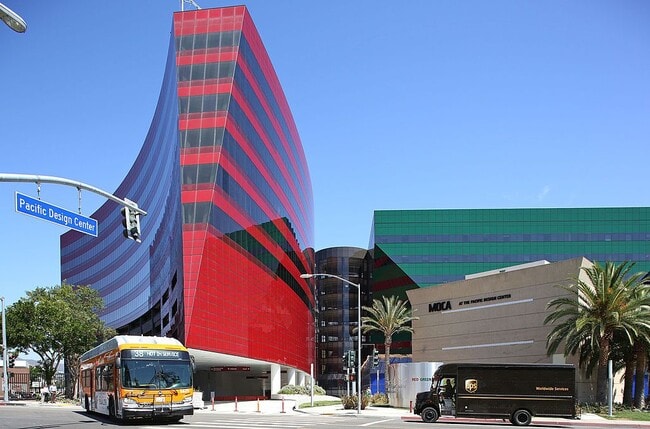 Pacific Design Center you can see it from the Roof Deck - 960 Larrabee St