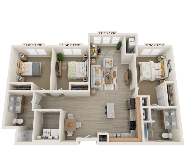 Floorplan - The Bend Arbordale
