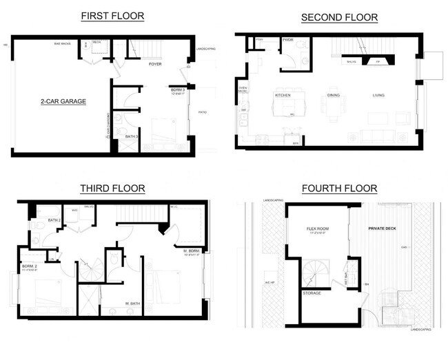 Building Photo - Park Central Townhomes - 4 Stories, 3 bedrooms, 31/2 bathrooms, 2 car garage and a rooftop deck w...