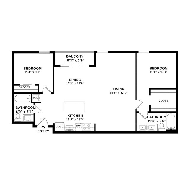 Floorplan - Victory On Leonard
