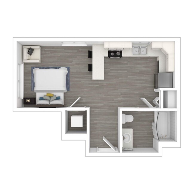 Floorplan - 7th and I Apartments