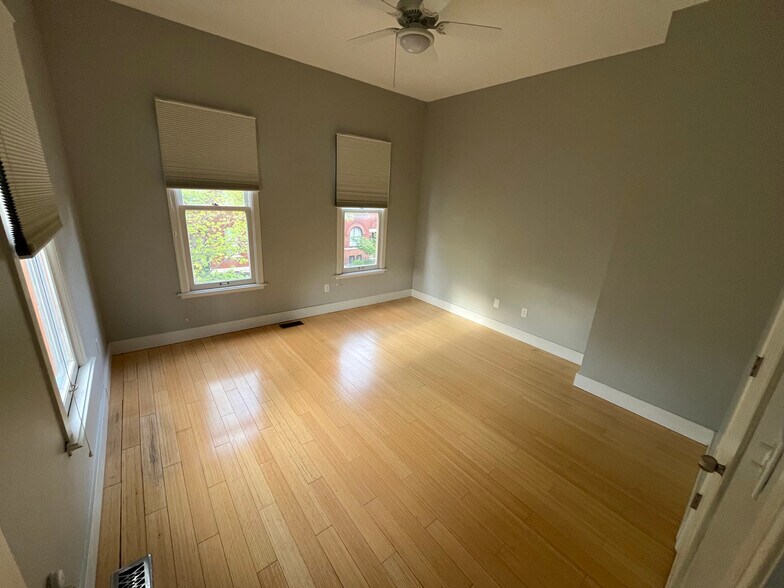 Unfurnished master bedroom, features large closet - 1626 Carroll St