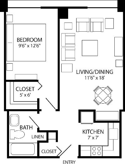 1BR/1BA - Clairmont Oaks