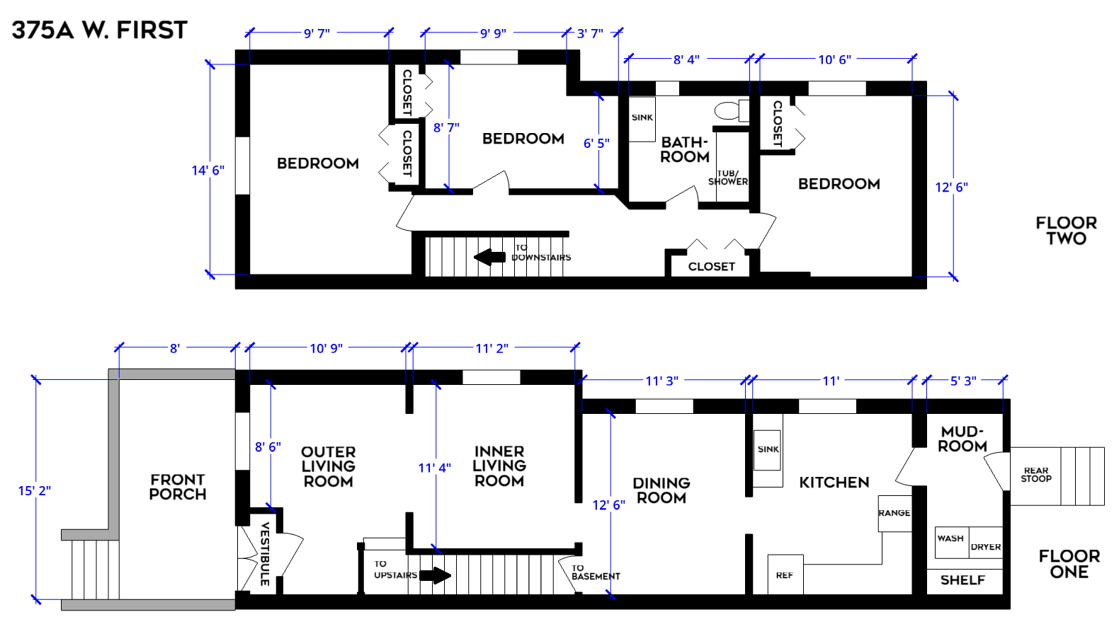 375A W. First Floorplan - 375 W 1st St