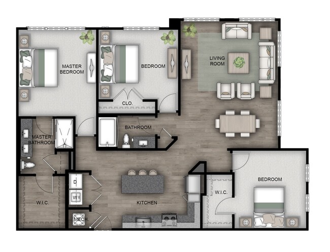 Floorplan - Viridian Reserve Apartments