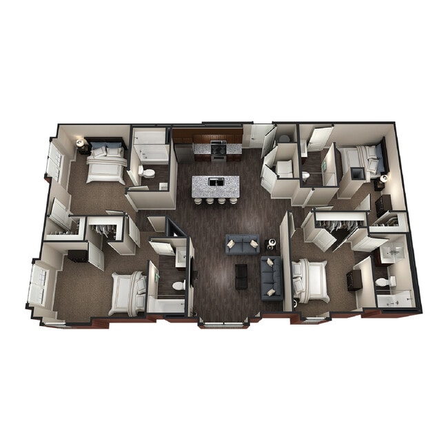 4BR/4BA - Winchester 1 - Element Communities Downtown Columbia - Hi...