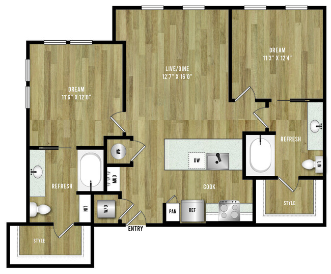 Floorplan - Victor Prosper II